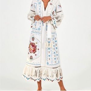 ISO FARM RIO EMBROIDERED DRESS
